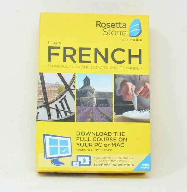 rosetta stone learn french 3 montrhs onlinbe